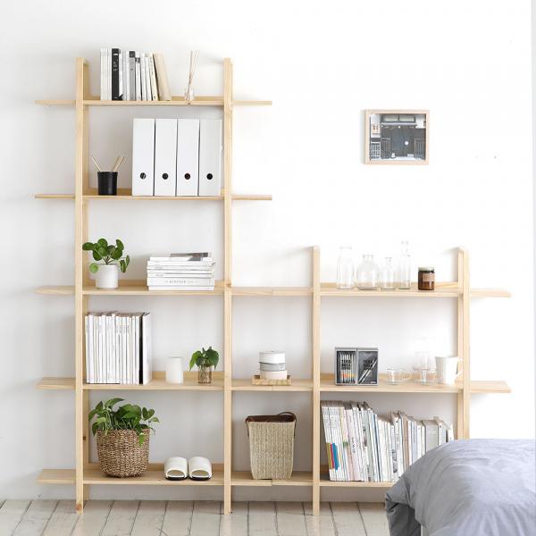 KỆ SÁCH HÀN QUỐC 3 TẦNG - BILON BOOK SHELF NẢTURAL