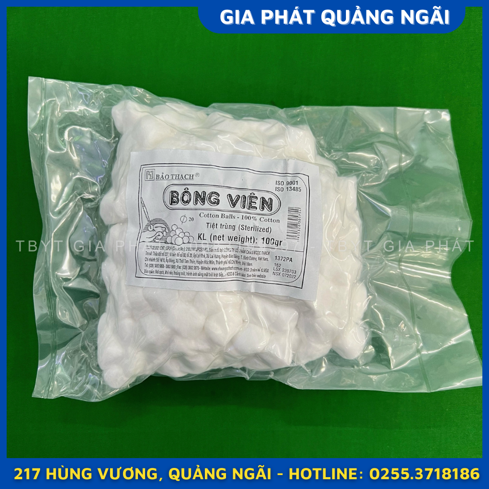 BÔNG VIÊN TIỆT TRÙNG BẢO THẠCH 100GR