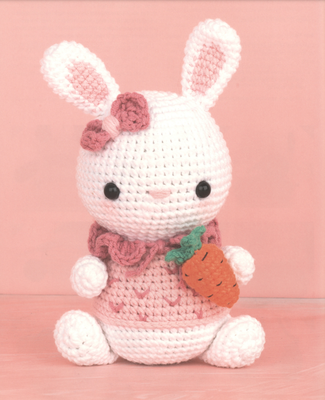 Thỏ con suzy móc len thủ công, quà lưu niệm, đồ chơi an toàn, thú nhồi bông handmade 100%