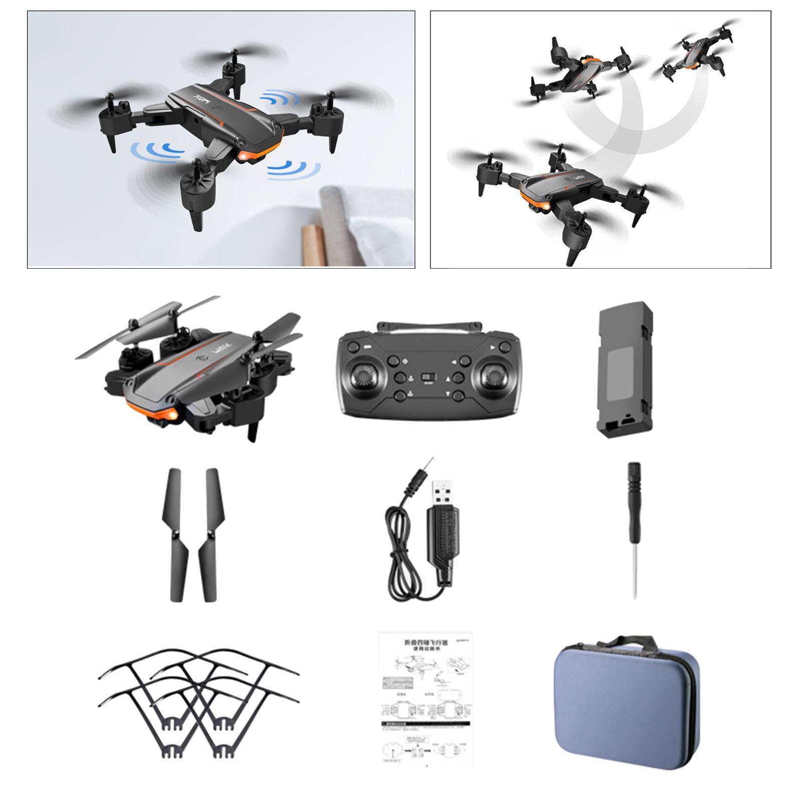 Foldable RC Drone 4K Speed Control Attractive Appearance  Key Return No