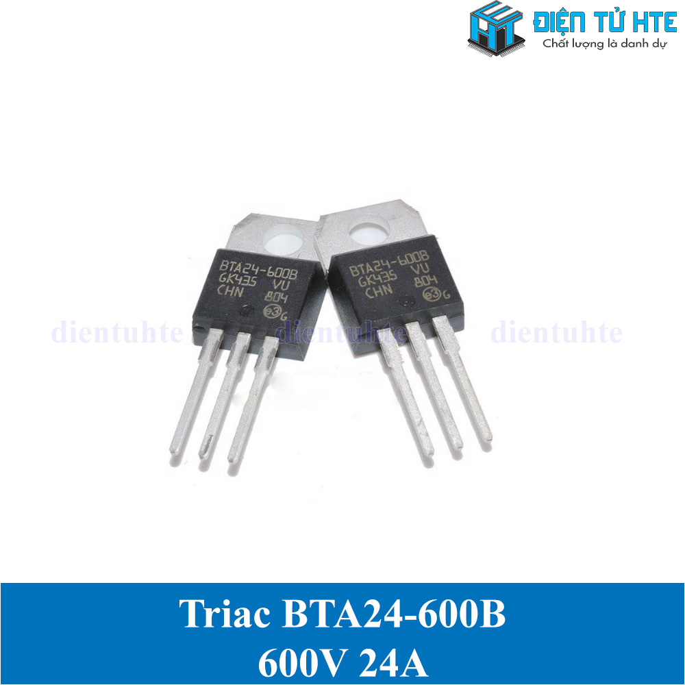 Combo 2 con Triac BTA24 BTA24-600B 24A 600V TO-220