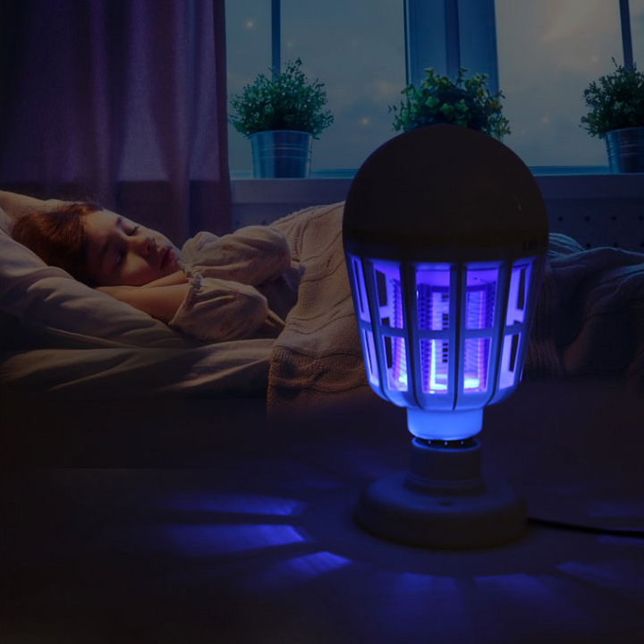 Đèn LED bắt muỗi tự động