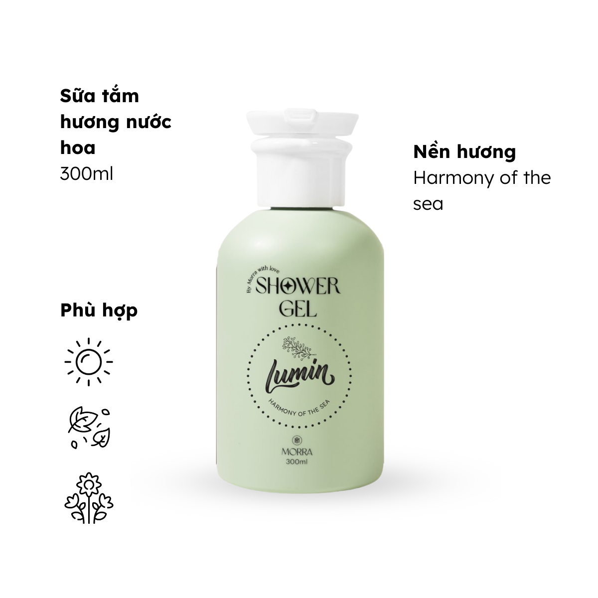 Morra Việt Nam sữa tắm Lumin Harmony Of The Sea 300ml