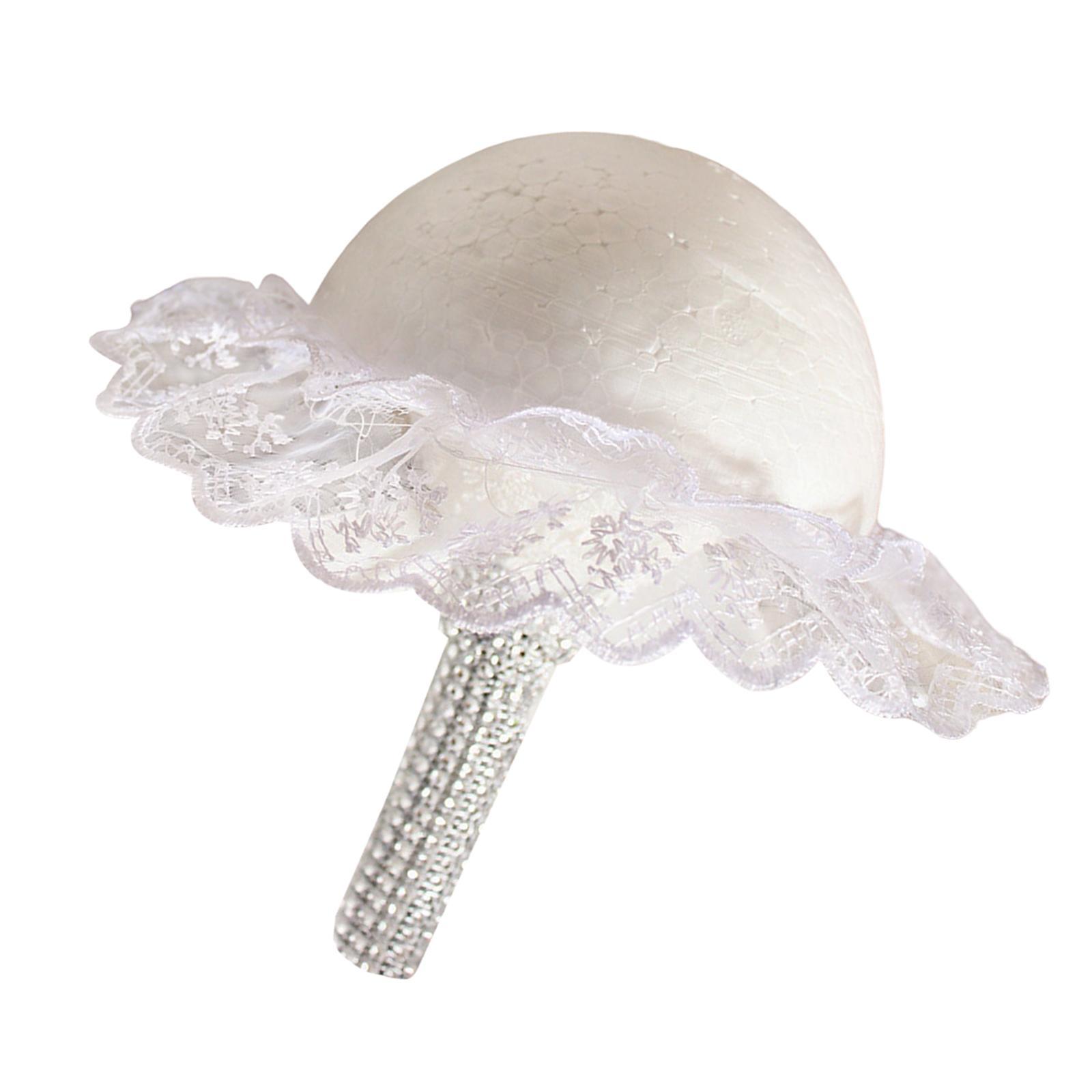 Bouquet Holder Flower Artificial Lace Arrangement DIY Tool Portable Durable Floral Holder for Florist Flower Arrangements Party Birthday