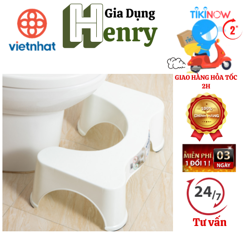 Ghế kê chân toilet, bồn cầu Việt Nhật, ghế kê chân đi vệ sinh cho bé siêu bền tiện dụng