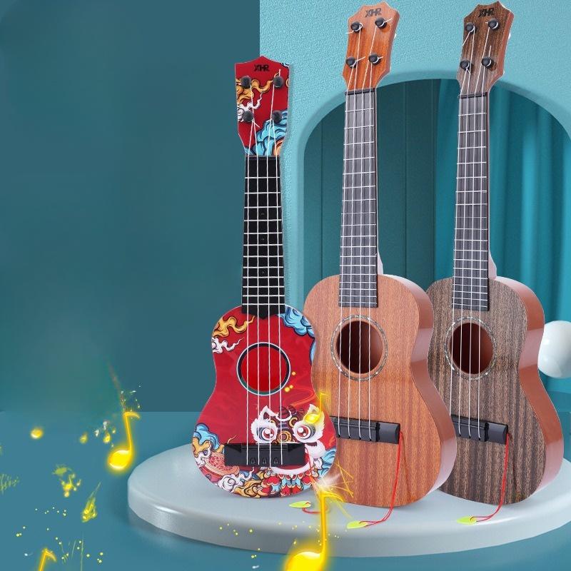 Đàn Ukulele Nhỏ Cho Bé Tập Chơi, Ukulele 38cm Kèm Phụ Kiện