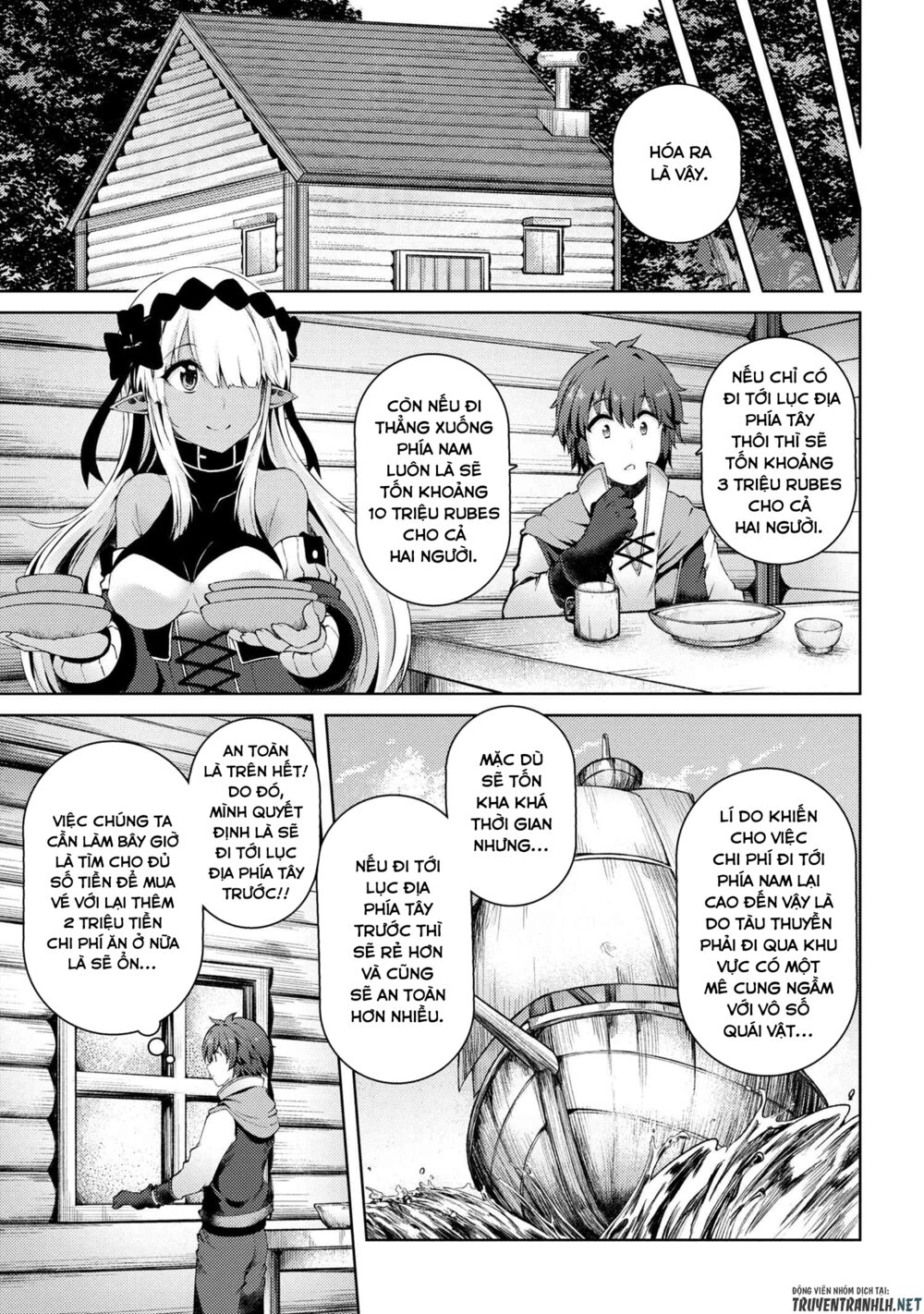 ngôi nhà của tôi đã bị đốt cháy, thế thì tại sao tôi không dùng hết số tiền còn lại để mua nô lệ dark elf? chapter 4 26