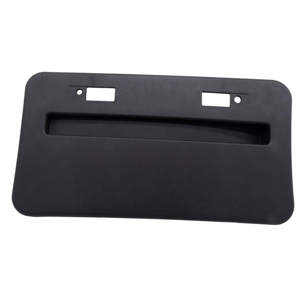 ABS License Plate Frame, 1 PC License Plate Holder, Auto Black License Plate Frame Rust-Proof, Weather-Proof Fit for Mitsubishi Lancer GTS EVO X 08-18