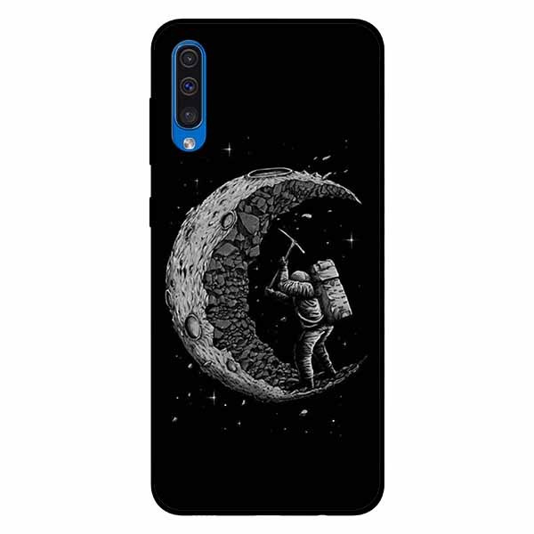 Ốp lưng in cho Samsung A50 Đào Trăng