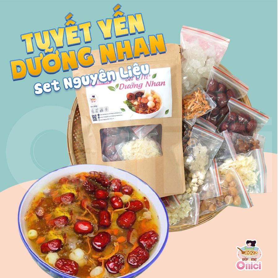 Chè dưỡng nhan Bếp của mẹ ONICI set tuyết yến dùng thử 5 chén