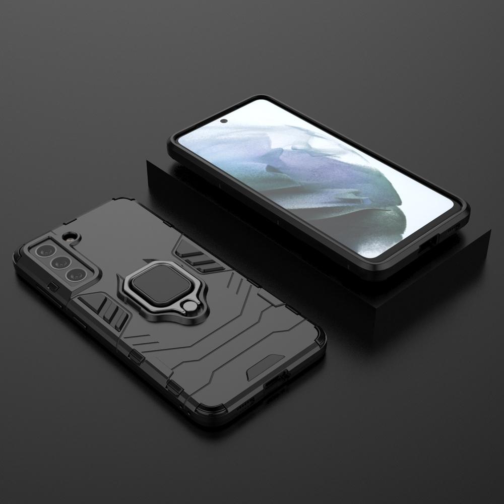 Ốp lưng dành cho Samsung S21 FE 5G chống sốc iron man kèm nhẫn iring Bảo vệ camera và chống xem video tiện lợi