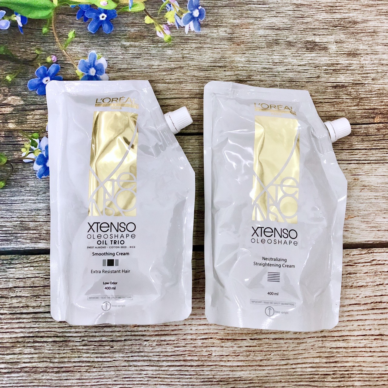 Thuốc uốn tóc L'oreal X-tenso Oleoshape cao cấp chính hãng 400ml (theo cấp độ)