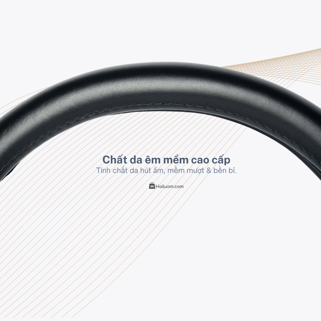 Bọc Vô Lăng ô tô MERCEDES BENZ C300 | Da Thật Khâu Tay Cao Cấp - Mã BLAGO