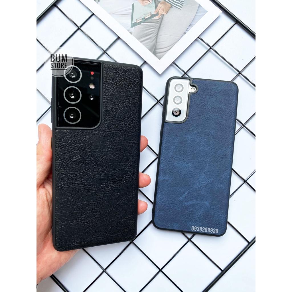 Ốp Lưng Simili Giả Da Cao Cấp Cho Samsung S21Ultra / S21+/ S20ULTRA / S20+ / Note 10 / Note 9/ Note 8 / S10+