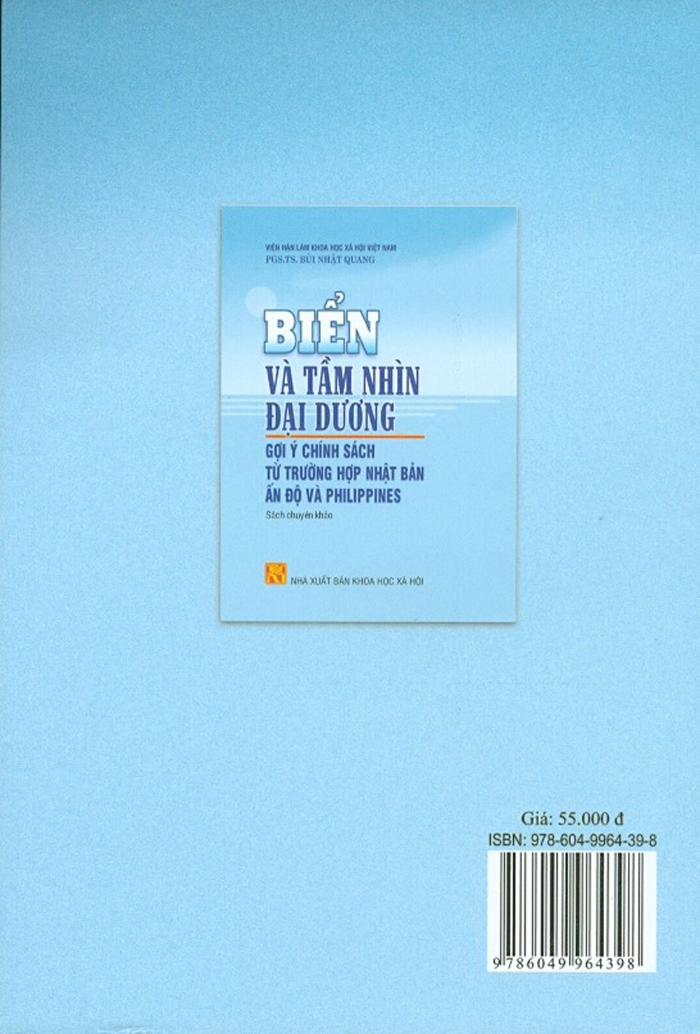 Biển Và Tầm Nhìn Đại Dương - Gợi Ý Chính Sách Từ Trường Hợp Nhật Bản Ấn Độ Và Philippines