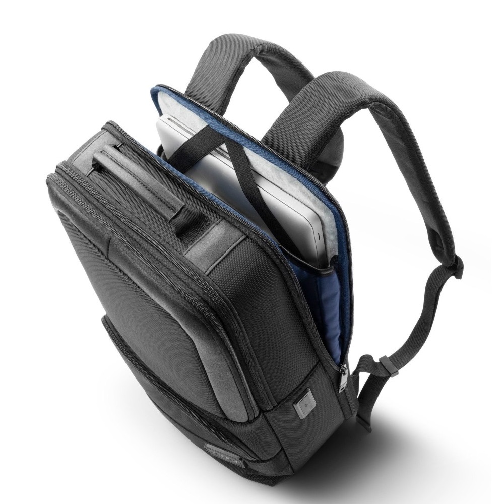[CHÍNH HÃNG] Balo laptop 15.6 inch cao cấp Kingbag Turin chất vải oxford kết hợp da thật kiểu dáng thời trang đẳng cấp