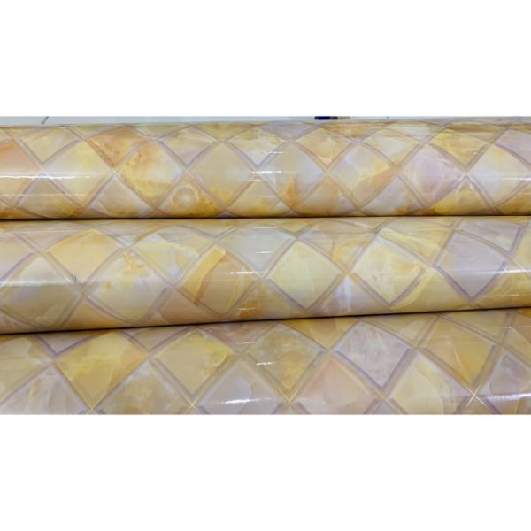 Decal cuộn dán tường có sẵn keo - decal dán phòng khách - phòng ngủ - phòng bếp - nhà hàng - khách sạn -decal dán tường đá hoa cương ánh vàng