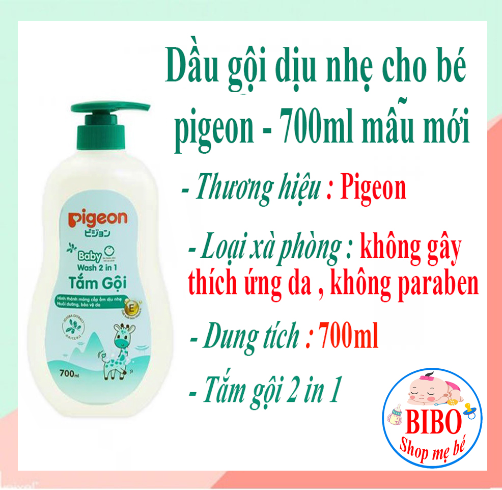 SỮA TẮM GỘI PIGEON CÓ VÒI