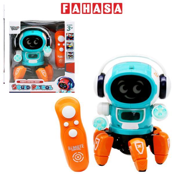 Đồ Chơi Robot Điều Khiển Từ Xa Mực Tuần Tra - Vecto VT2096/BL - Màu Xanh Dương