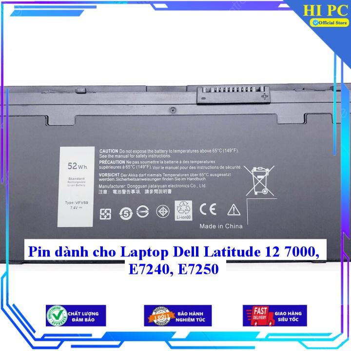 Pin dành cho Laptop Dell Latitude 12 7000 E7240 E7250 - Hàng Nhập Khẩu