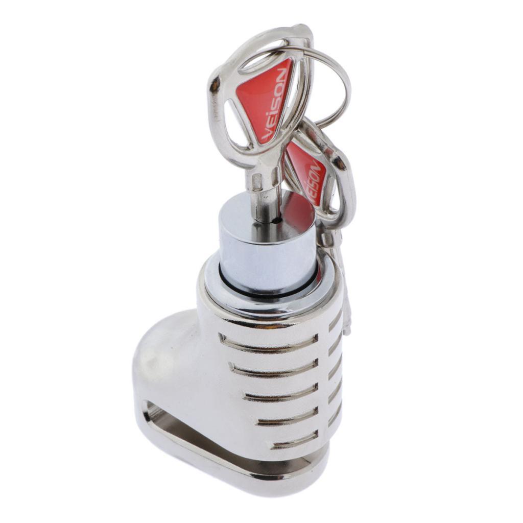 Zinc Alloy Waterproof Motorcycle Antitheft Wheel Disc Brake Lock