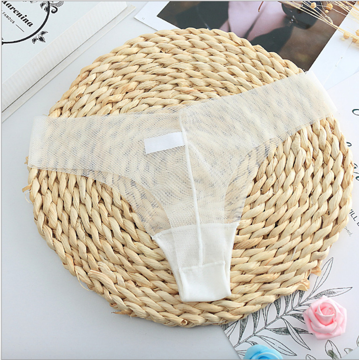 Bộ 5 quần lót lọt khe trong suốt siêu mỏng