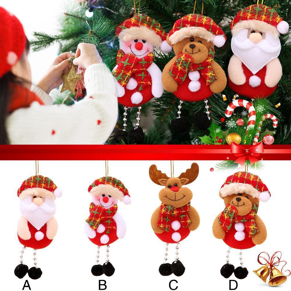 Búp bê hình ông già Noel có dây treo dùng để trang trí cây thông Noel