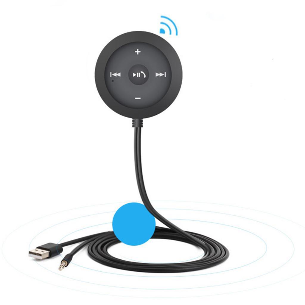 Universal 2 in 1 Car AUX Bluetooth 4.2 Transmitter 10m for Google Cell Phone
