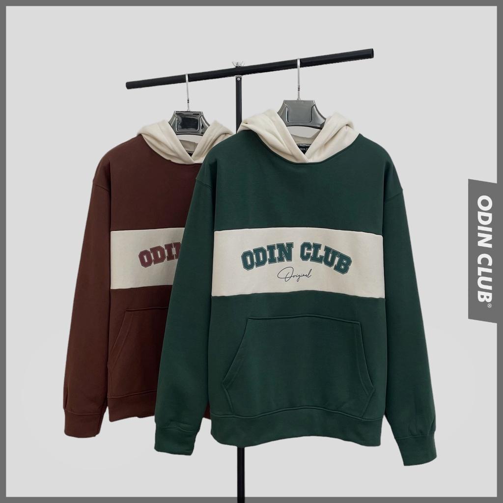 Áo Hoodie oversize ODIN CLUB Striped Original, Áo hoodie form rộng nam nữ ODIN, Local Brand ODIN CLUB