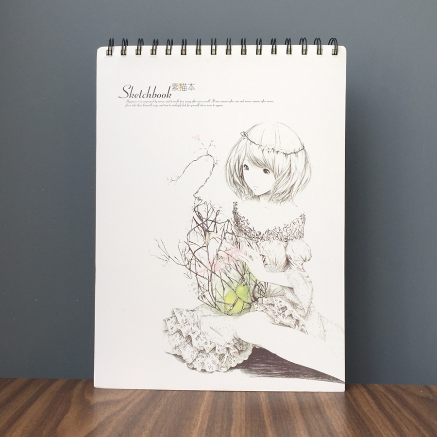 Sổ Ký Hoạ Gáy Lò Xo Cao Cấp A4 Sketchbook ( Sổ Vẽ)