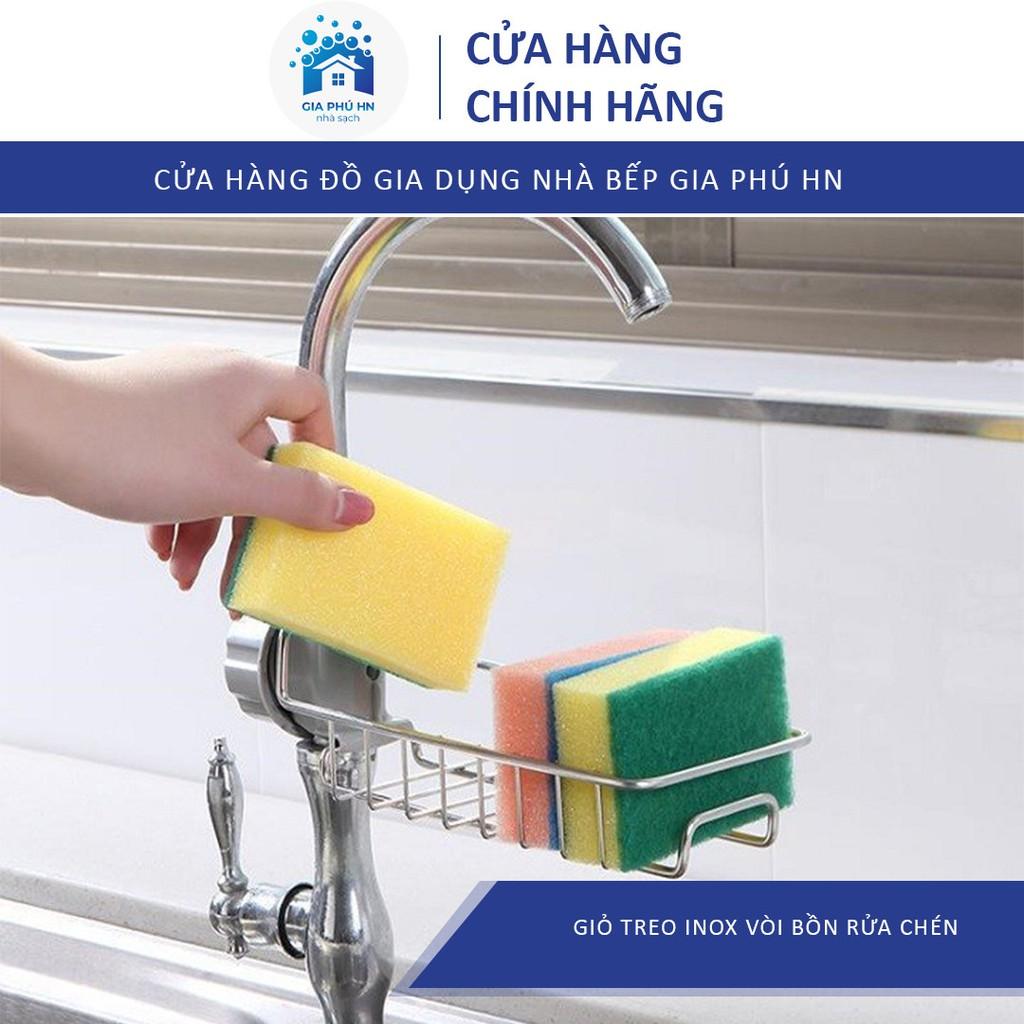 Giỏ treo inox vòi bồn rửa chén tiện dụng