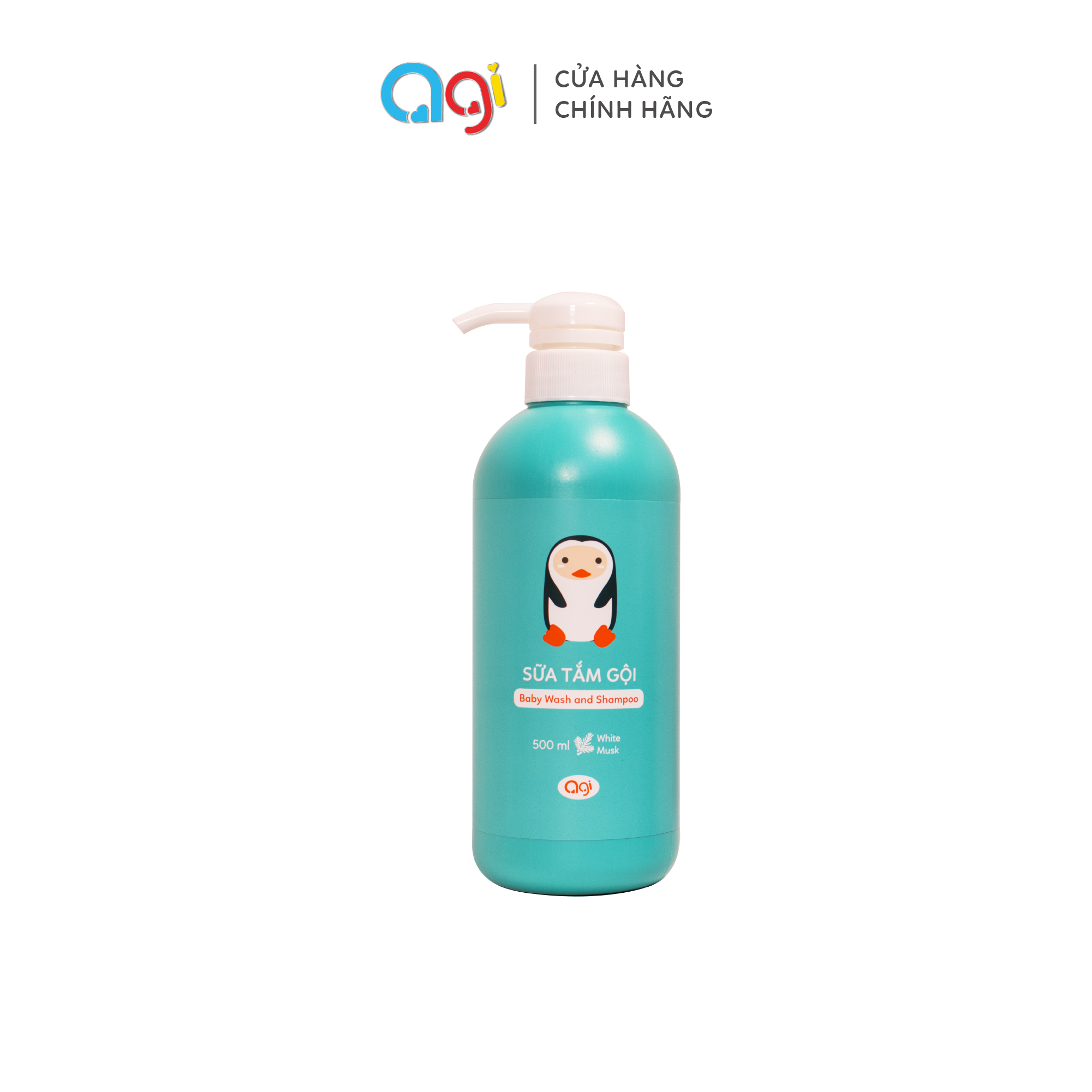 Sữa tắm gội Agi 2 in 1 500ml