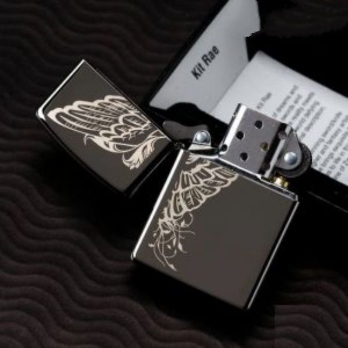 Bật Lửa Zippo Wing Black Ice Chính Hãng Usa