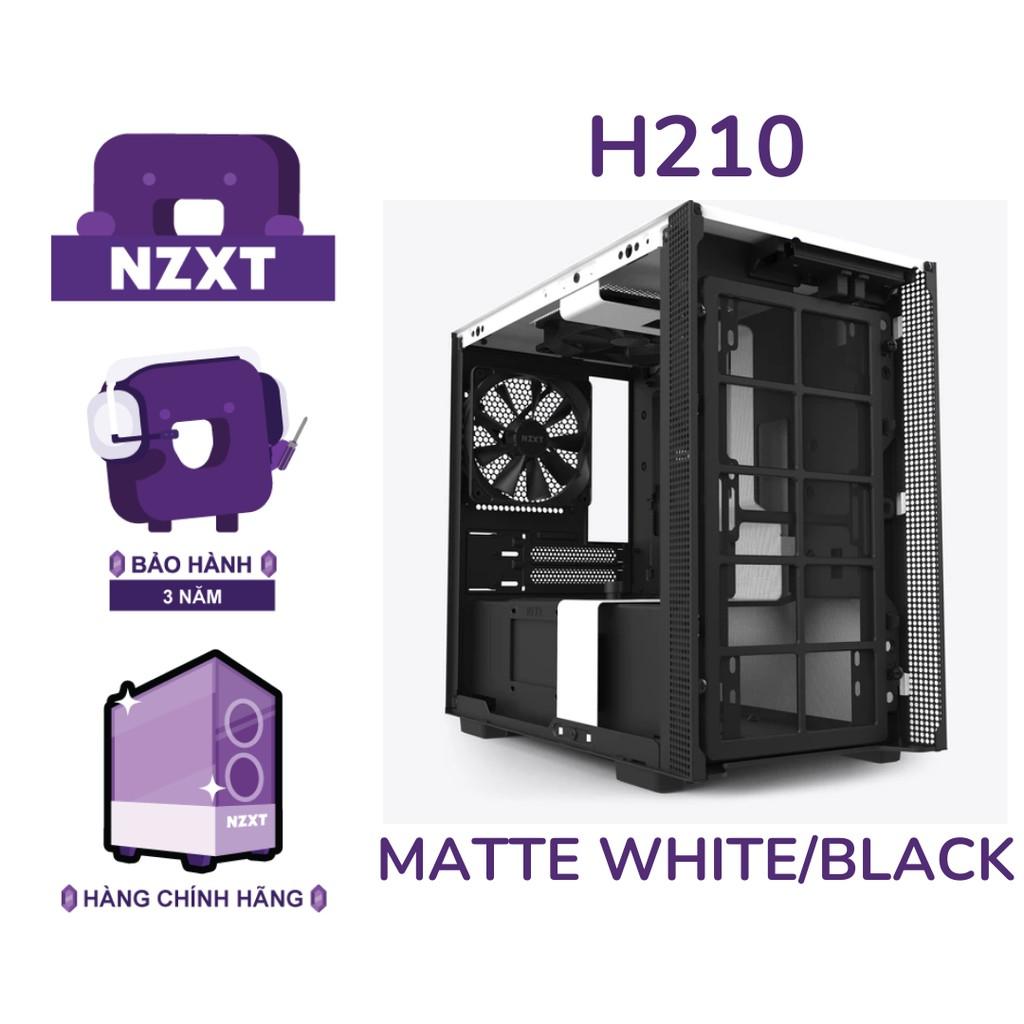 Vỏ Case Máy Tính NZXT H210 Màu Trắng Đen- Hàng Chính Hãng