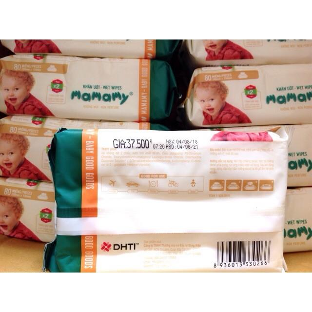 Combo 10 khăn ướt Mamamy