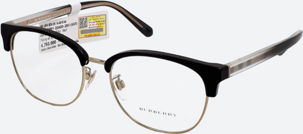 Gọng Kính Burberry Màu Đen B2260D 3001