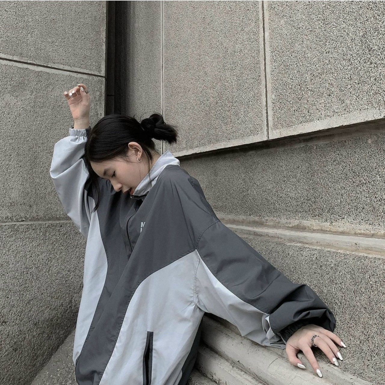 Áo Khoác Dù Jacket Logo MBC LAB Dù 2 Lớp Unsiex Nam Nữ Thời Trang Trẻ Trung ulzzang