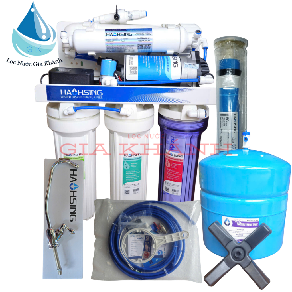 Máy lọc nước RO Haohisng 5 cấp lọc không vỏ tủ hàng chính hãng Haohsing
