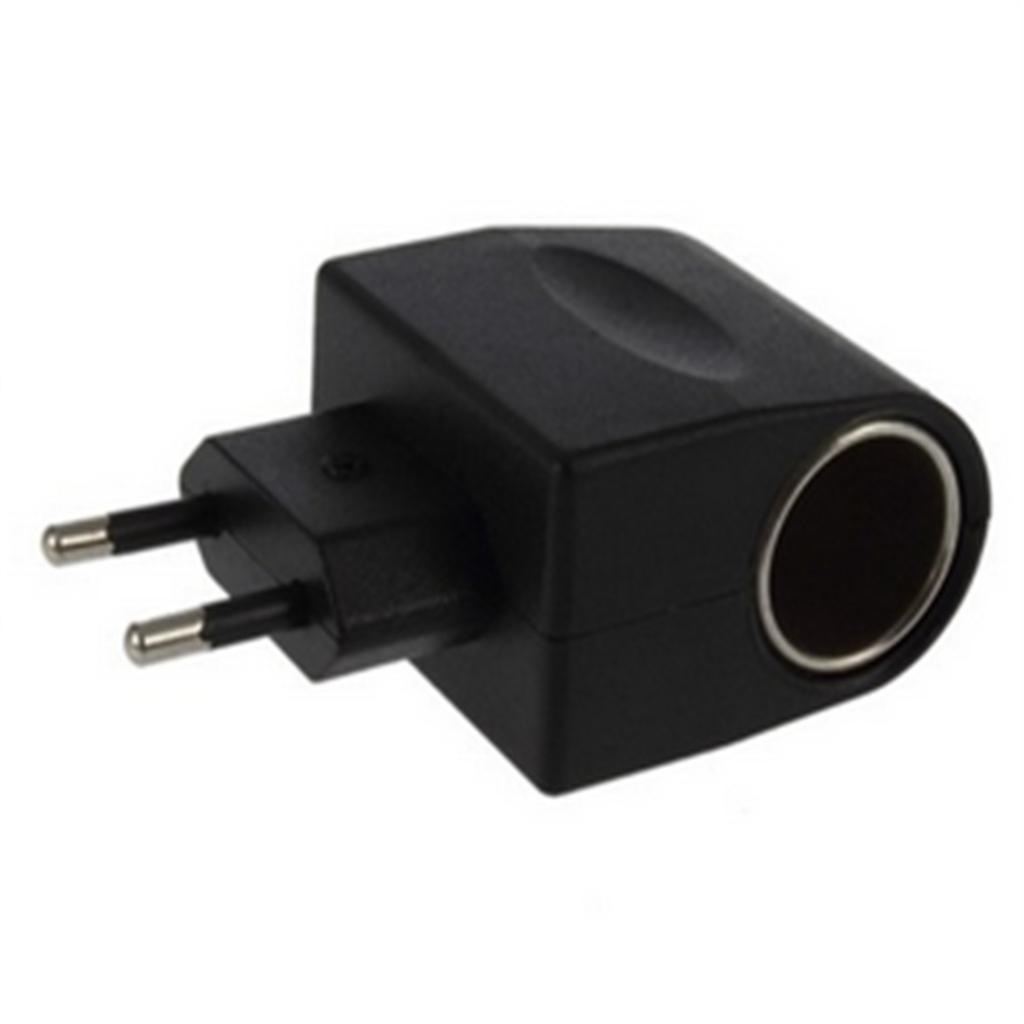EU Plug 110V-220V AC Power to 12V DC Car Cigarette Lighter Converter Adapter