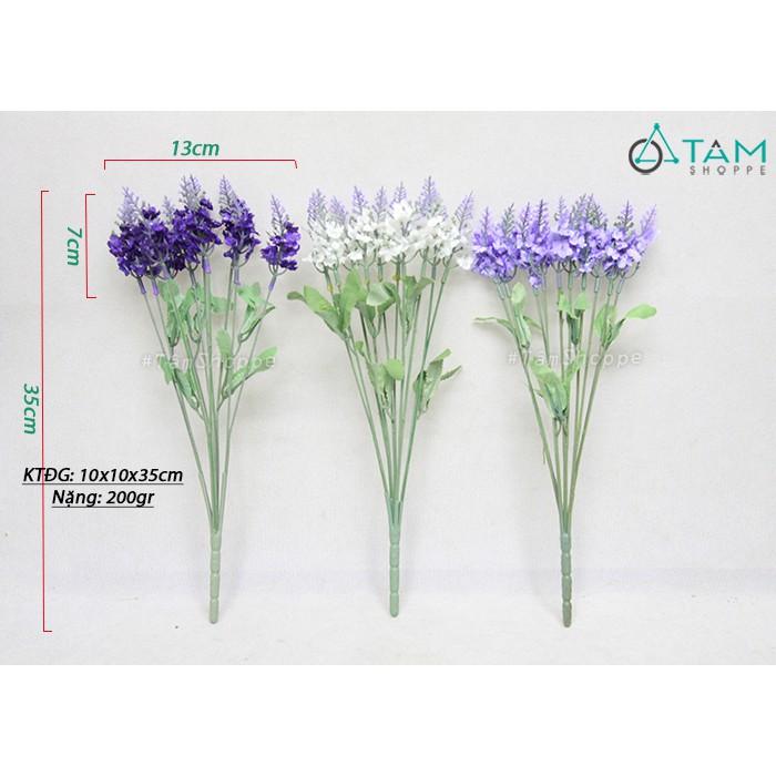 Cành hoa Lavender giả bằng vải Vintage F-CHG-98