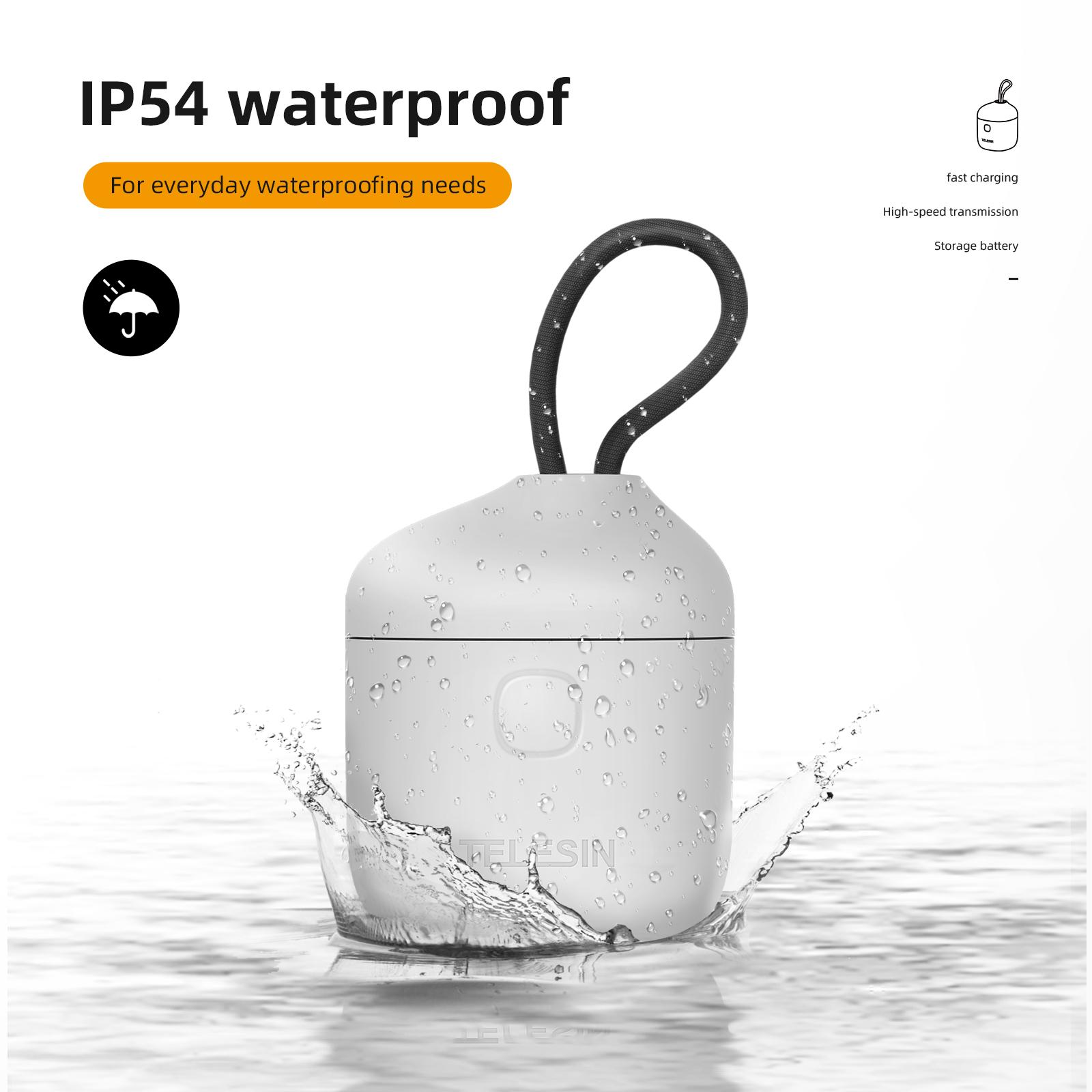 Pin telesin cho GoPro Hero 9 10 11 1750mah Pin 3 Hộp sạc không thấm nước với đầu đọc thẻ TF cho GoPro Hero 9 10 11