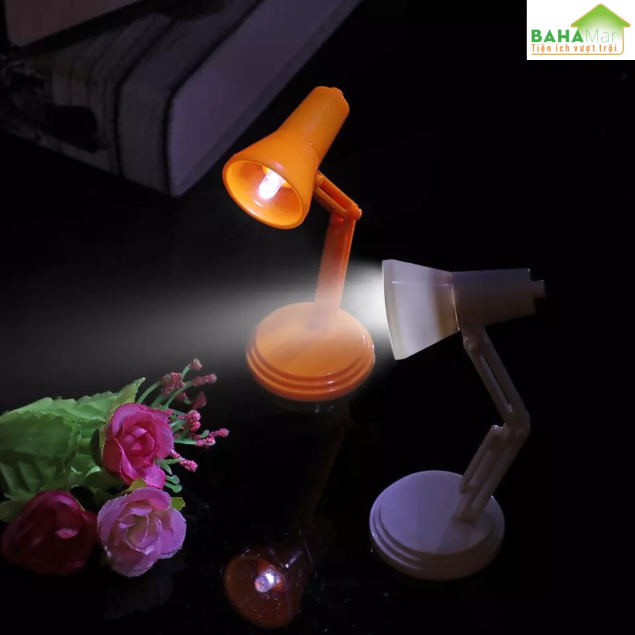 ĐÈN LED DI ĐỘNG MINI TIẾT KIỆM ĐIỆN CÀI ĐỌC SÁCH, LÀM ĐÈN NGỦ, MANG ĐI DU LỊCH  &quot;BAHAMAR&quot; nhỏ gọn và thuận tiện sử dụng, ánh sáng tốt mà tiêt kiệm điện
