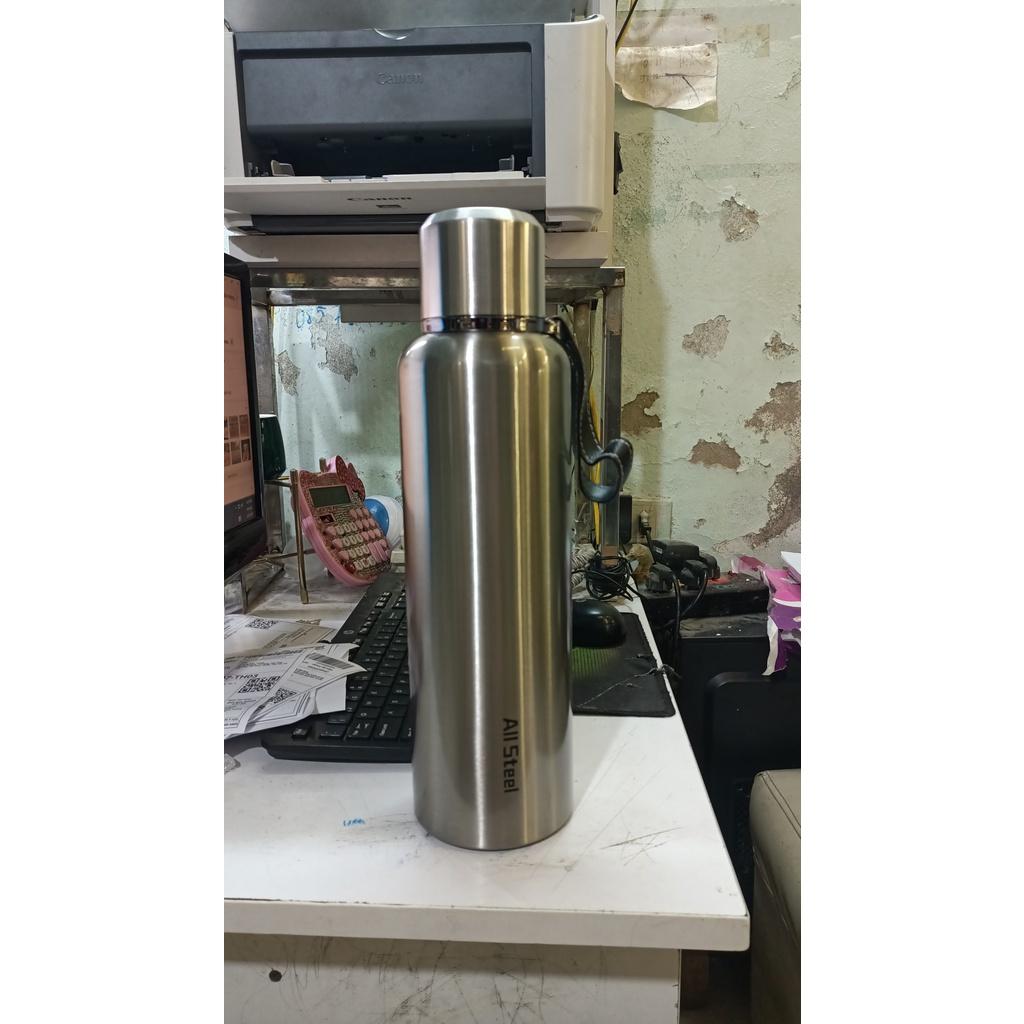 Bình giữ nhiệt inox 304 cao cấp 1500ml bình đựng nước trên oto