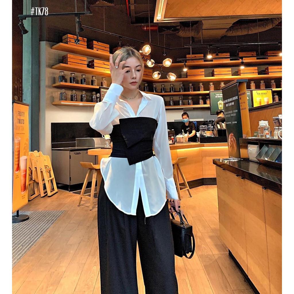 Áo sơ mi cách điệu