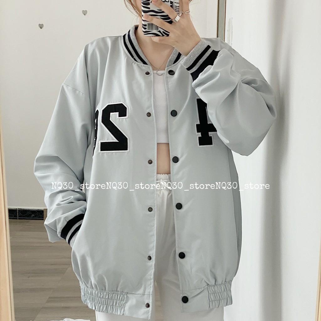 Áo Khoác Bomber Jacket NQ30 Dù 2 Lớp Nam Nữ Ullzang Unisex