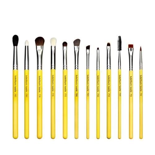 Bộ Cọ Trang Điềm Bdellium STUDIO EYES 12PC. BRUSH SET WITH ROLL-UP POUCH