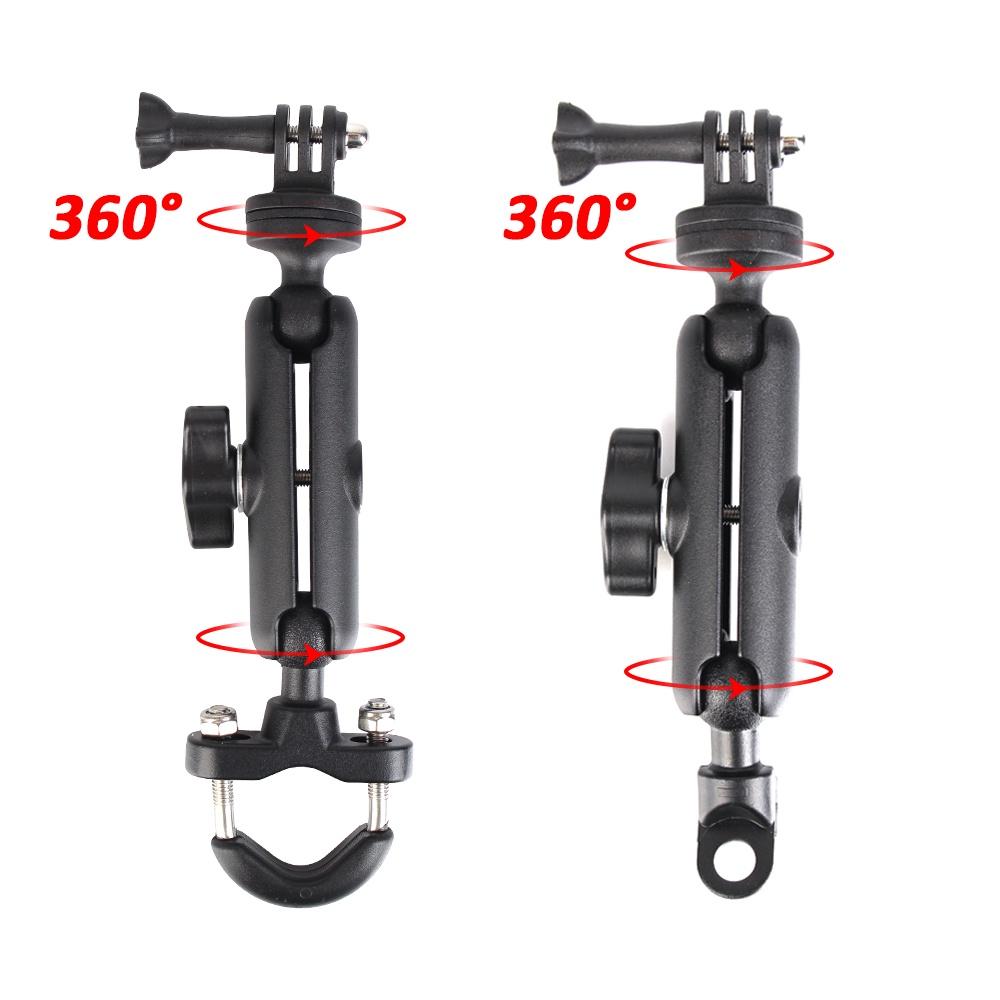 Giá đỡ máy ảnh hành trình gắn tay lái xe máy xoay 360 độ