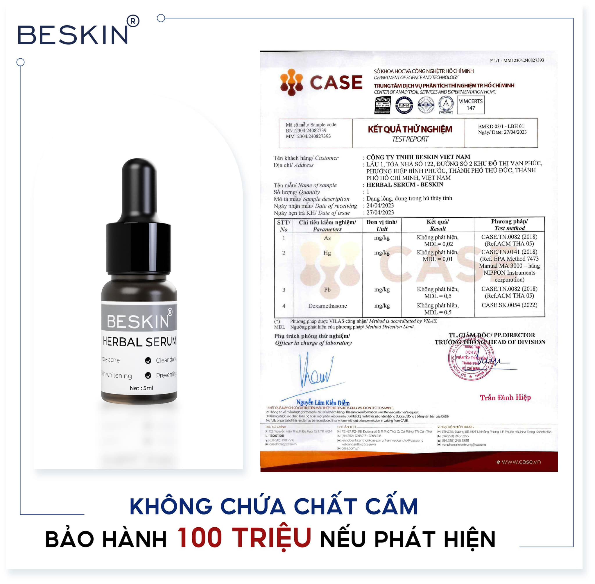 Serum Chấm Mụn Beskin 5ml, Chăm Sóc Da Làm Đẹp Da Skincare