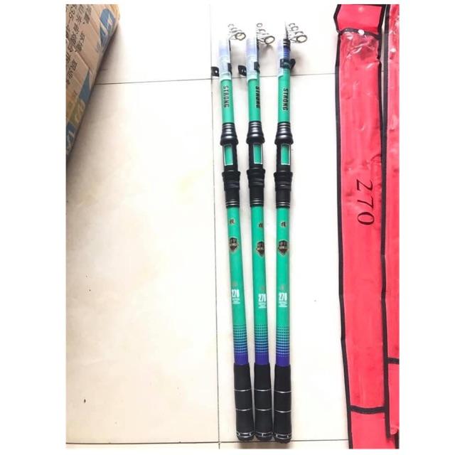 Cần câu rút dài 3m6 phiên bản 2020 cần tải cá 16kg y hình