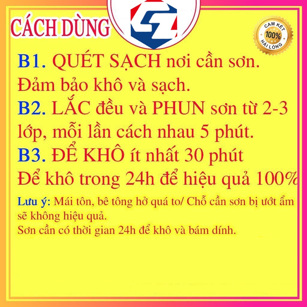 Bình Xịt Nhật Bản - TAIKOMI Japan Chống Thấm Vết Nứt Mái Nhà, Sàn Nhà Vệ Sinh, Máng Xối, Mái Tôn, Sàn Nhà